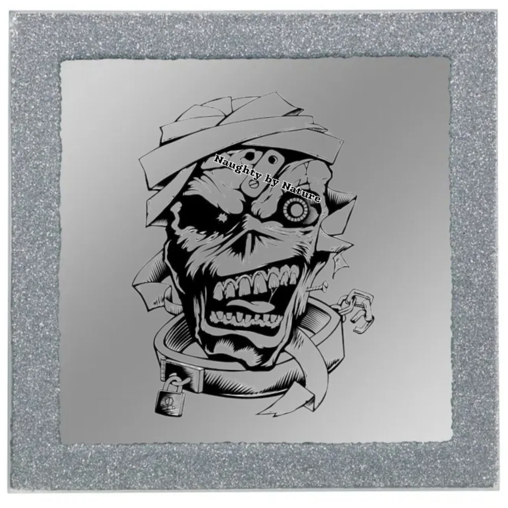 Silver Skull Wall Art Decor